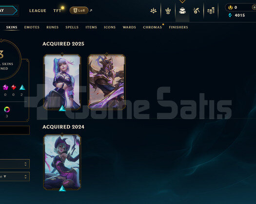EUW Unranked | 3 Kostüm - 24 Hero | Dereceli Hazır