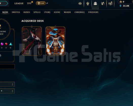 EUW Unranked | 2 Kostüm - 35K Mö | Dereceli Hazır