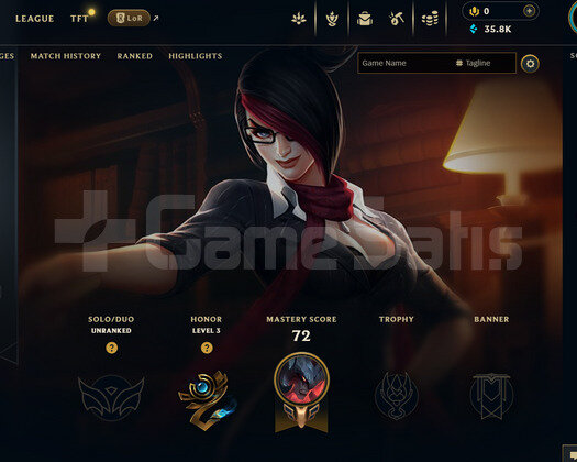 EUW Unranked | 2 Kostüm - 35K Mö | Dereceli Hazır