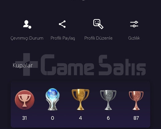 Acil satılık PS 4 ve PS 5 oyumlu hesap
