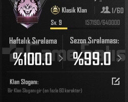 9 SV İSİM AKTİF KLAN JET HIZINDA TESLİMAT