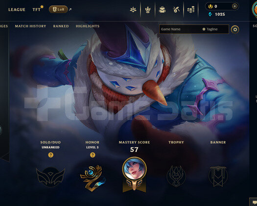 EUW Unranked | 1 Kostüm - 21 Hero | Dereceli Hazır