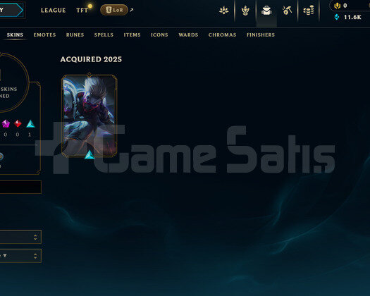 EUW Unranked | 1 Kostüm - 11K Mö | Dereceli Hazır