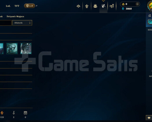 LOL 30 LVL UNRANKED HESAP SATIŞI