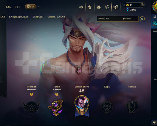 LOL 30 LVL UNRANKED HESAP SATIŞI