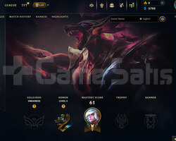 EUW Unranked | 2 Kostüm - 44 Hero | Dereceli Hazır