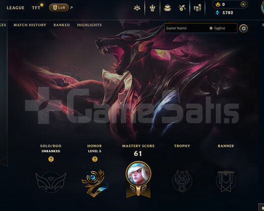 EUW Unranked | 2 Kostüm - 44 Hero | Dereceli Hazır