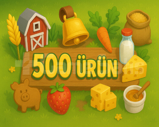 500 ADET İSTEDİĞİNİZ ÜRÜN