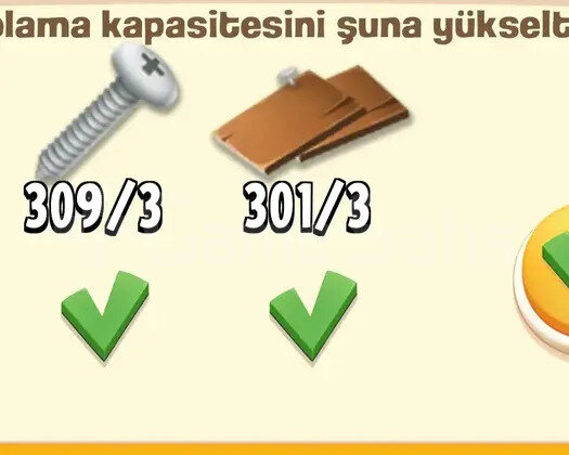 89 adet ambar malzemesi