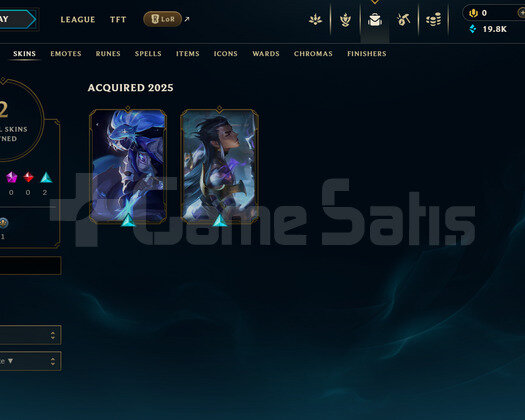 EUW Esnek Gold 1 | 2 Kostüm - 19K Mö | Dereceli Ha
