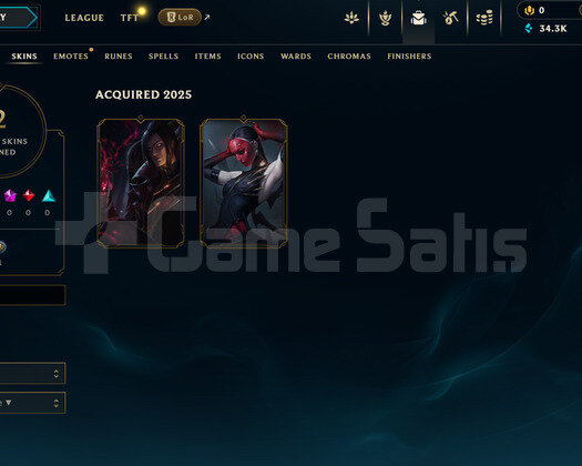 EUW Bronz 2 | 2 Kostüm - 34K Mö | Dereceli Hazır