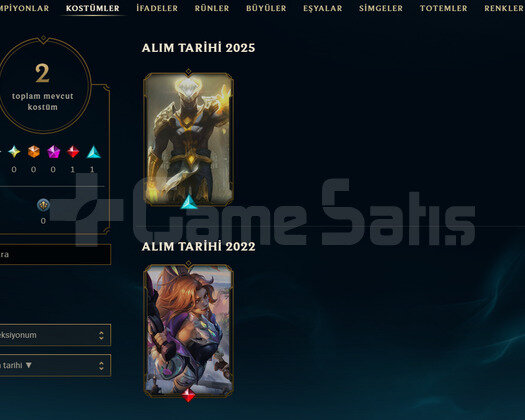 TR Unranked | 2 Kostüm - 26 Hero | LoL