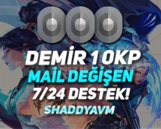 TR - MAİL DEĞİŞEN -DEMİR 1 0KP  - ULTRA DÜŞÜK MMR!