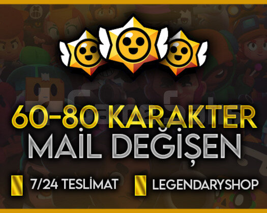 60-90 Karakter Garanti Mail Değişen
