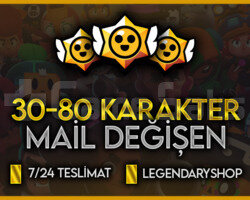 30-90 Karakter Garanti Mail Değişen