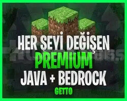 MC Java + Bedrock Tüm Bilgiler Değişir +GARANTİ