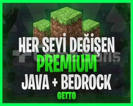 MC Java + Bedrock Tüm Bilgiler Değişir +GARANTİ