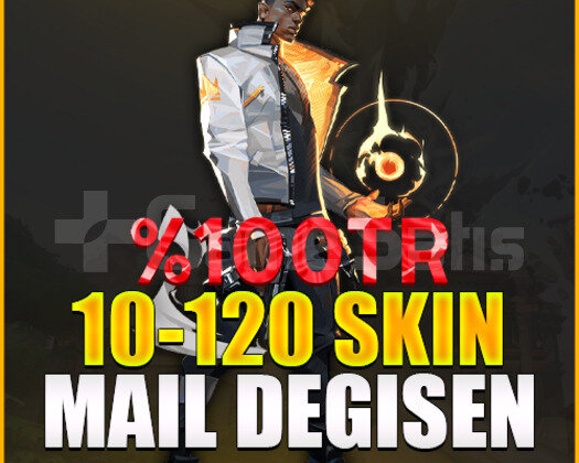 100TR 10-300 SKİN MAİL DEĞİŞEN HESAP
