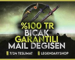 100TR BIÇAK GARANTİLİ MAİL DEĞİŞEN