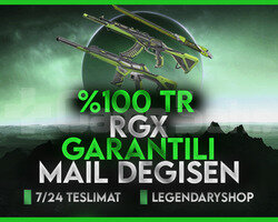 100TR RGX GARANTİLİ MAİL DEĞİŞEN