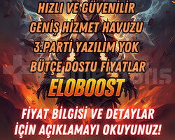EUW/TR UCUZ ELO BOOST HİZMETİ! MESAJ ATINIZ!