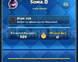 55 SEVİYE 7600 KUPA 5 EVRİM 11 ELİT