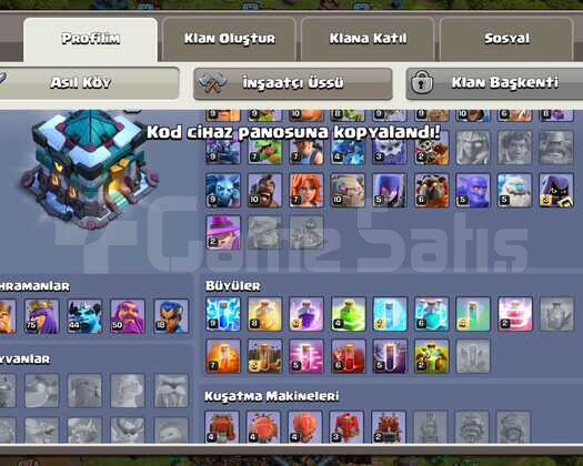 BELEDİYE 13 MAX HESAP 197 SEVİYE