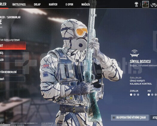 rainbow six siege black ice desenli hesap
