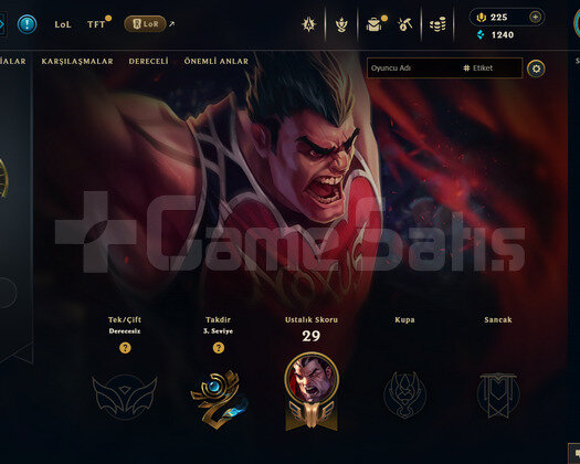 EUW Unranked | 6 Kostüm - 30 Hero | RANKED READY