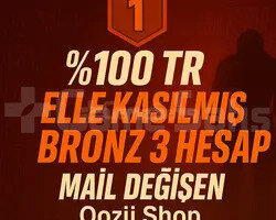 TR + BRONZ 3 + MAİL DEĞİŞEN +DÜŞÜK MMR !