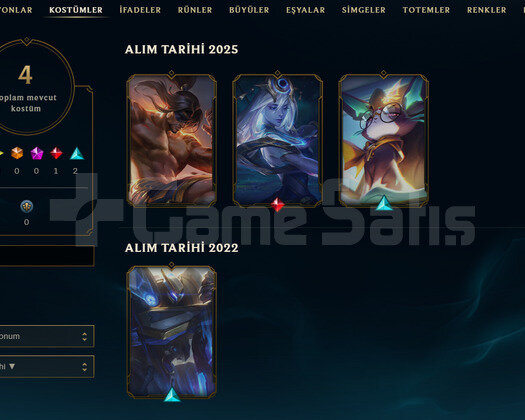 TR Unranked | 4 Kostüm - 24 Hero | LoL
