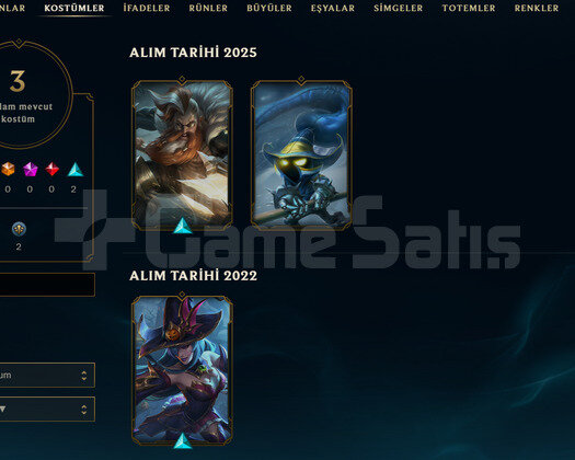 TR Unranked | 3 Kostüm - 21 Hero | LoL