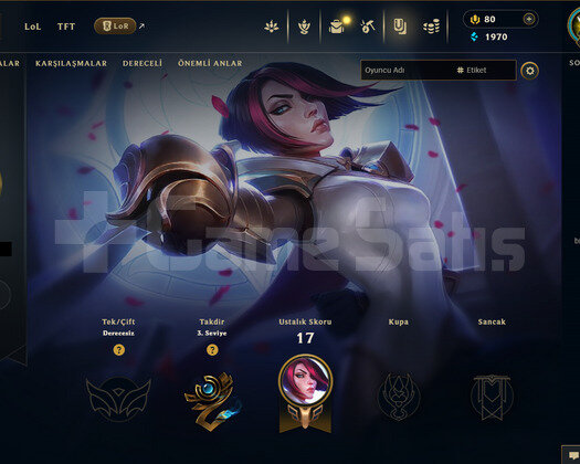 TR Unranked | 1 Kostüm - 28 Hero | LoL