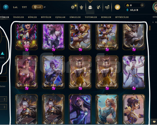 875 LEVEL / 866 SKİN / FUL HERO +MAİL +8300 SATIŞ