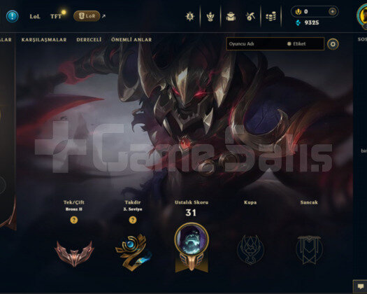 TR 5 SKIN 45 HERO BRONZ 2 GOBLIN HESAP KASMALIK