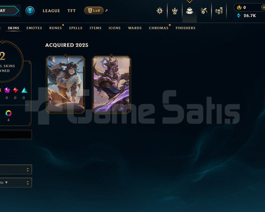 EUW Unranked | 2 Kostüm - 26K Mö | Dereceli Hazır