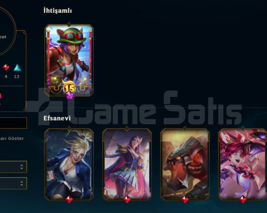 TR 29 SKIN 52 HERO HANDMADE SILVER 3 SMURF HESAP