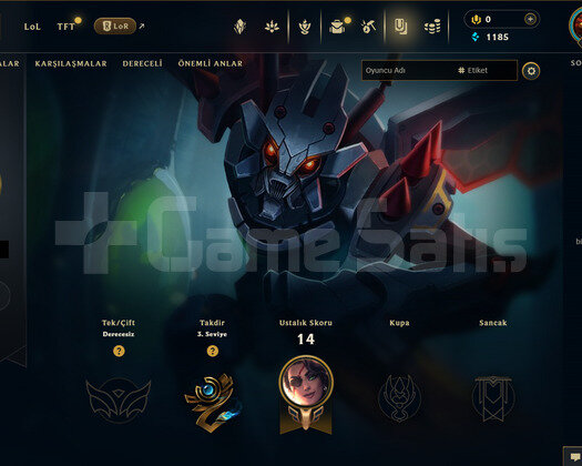 TR Unranked | 2 Kostüm - 35 Hero | RANKED READY!