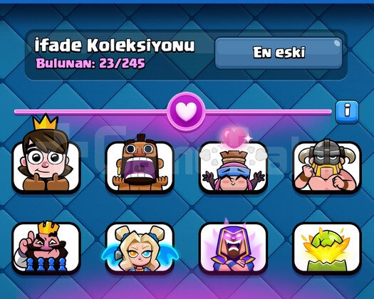 CLASH ROYALE 7500 KUPA HESAP  300 LİRA