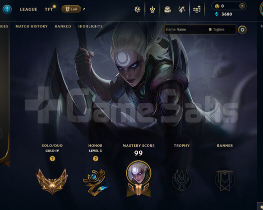 TR Gold 4 | 26 Hero | LoL Hesap