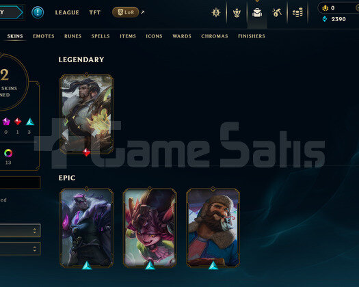 TR Gold 4 | 12 Kostüm - 52 Hero | LoL Hesap
