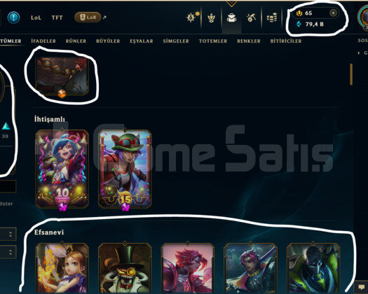 381 LEVEL / 111 SKİN / FUL HERO +MAİL +8400 SATIŞ