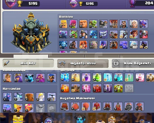 TH 17 AĞIR SAVUNMALAR SAĞLAM+SAĞLAM HEROLU HESAP