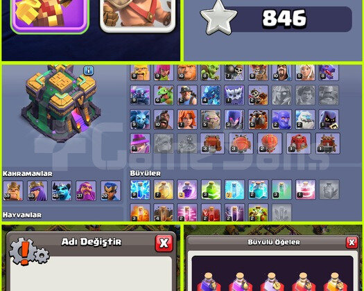IDSİZ TH 14 COC | 152 LEVEL + SAĞLAM KÖY