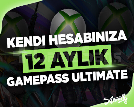 KENDİ HESABINIZA | 12 Aylık Xbox Gamepass Ultimate