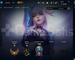 EUW Gold 4 | 3 Kostüm - 34K Mö | Dereceli Hazır