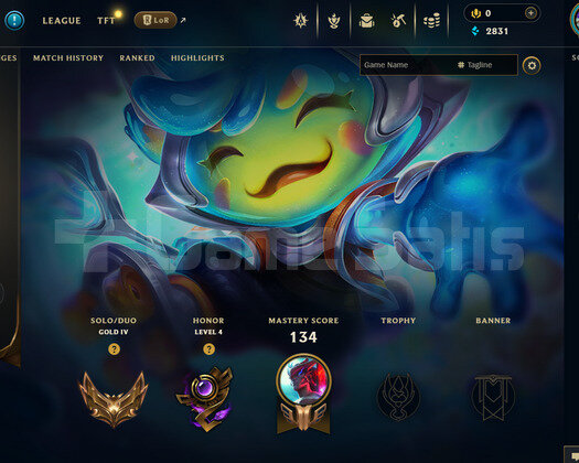 EUW Gold 4 | 4 Kostüm - 66 Hero | Dereceli Hazır