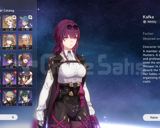 Kafka,Himeko,Yanqinq,Clara | +45 TL | EU Hesap