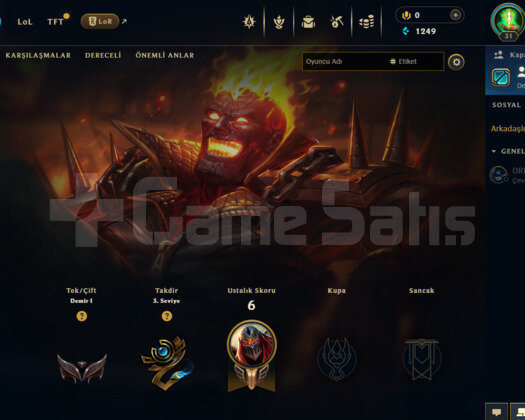 TR DEMİR 1 / 20 WR / S12 HESABI