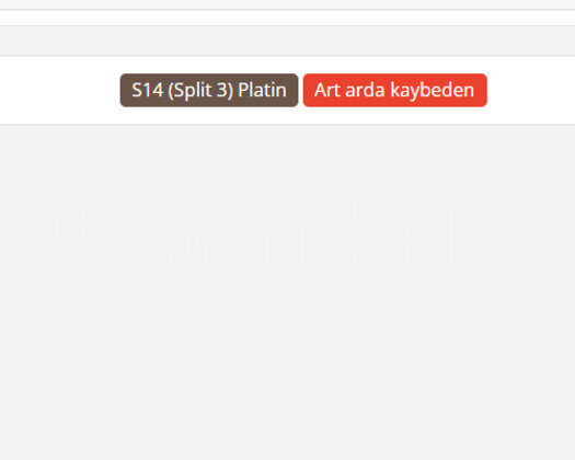 GEÇEN SEZON PLAT / DERECELİ HAZIR / UNRANKED